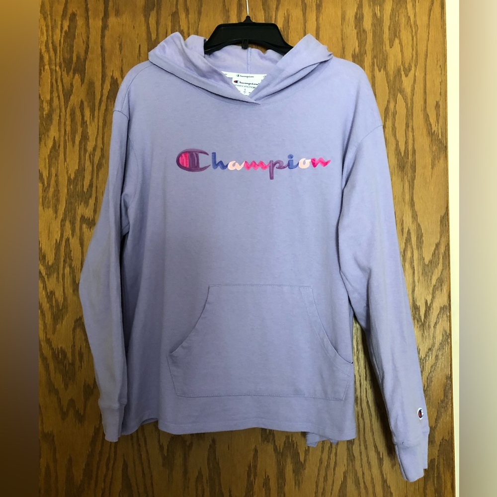 Champion Brand Lightweight Hoody Sweatshirt.